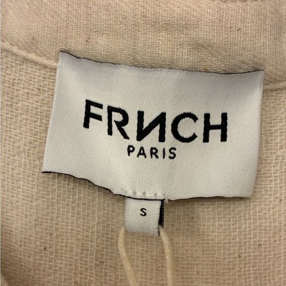 NWT FRNCH Talia Romper Cream Women’s Size Small - Picture 7 of 9
